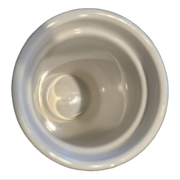 Starbucks 12 Tumbler Ceramic Travel Coffee Mug Lid Mermaid Siren White Green - Picture 5 of 9